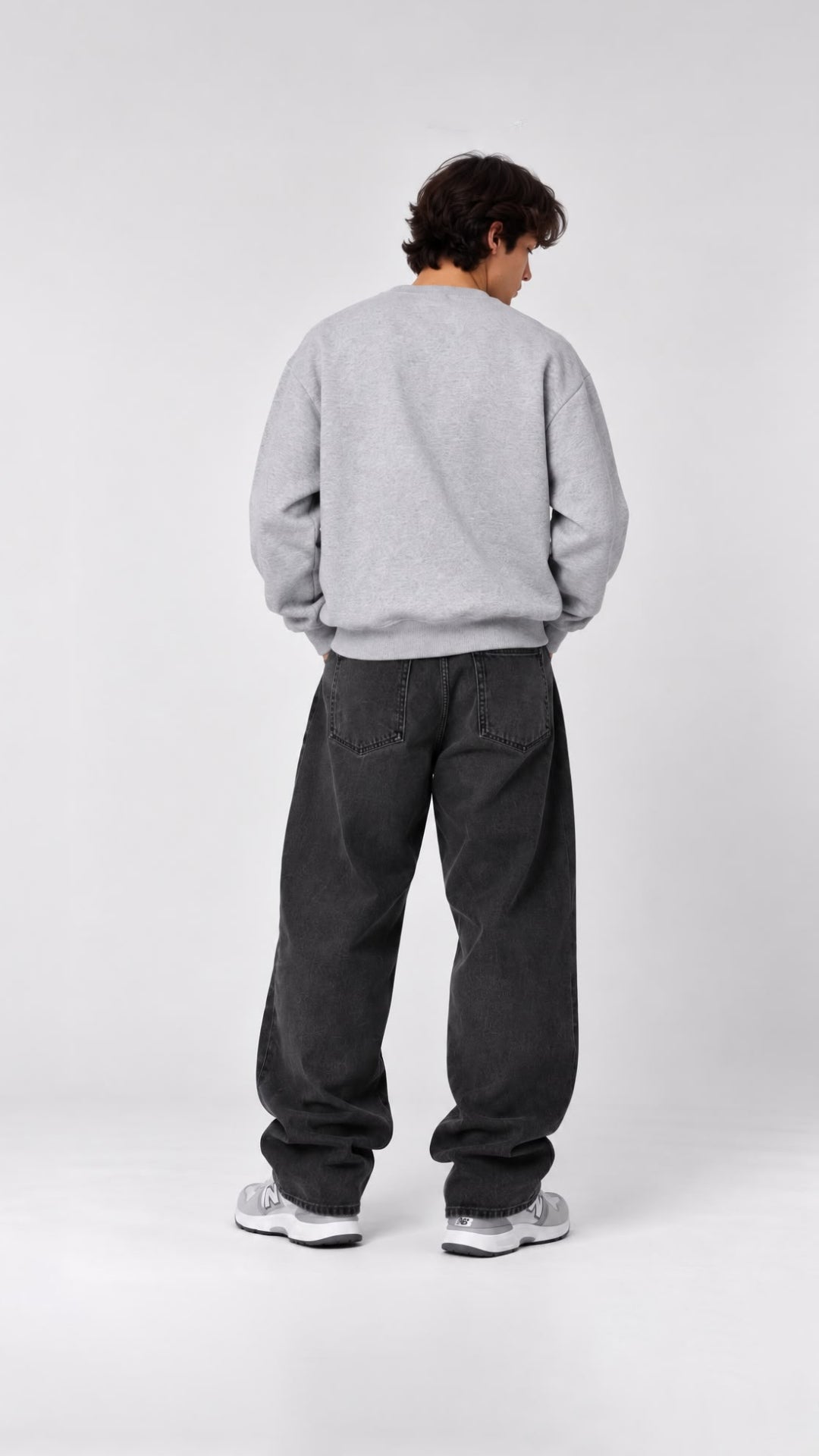 JAPAN NAKIŞ DETAYLI SWEAT 25K-058 GRİ