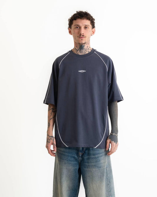 Greatland Nakışlı Oversize T-shirt - Gri