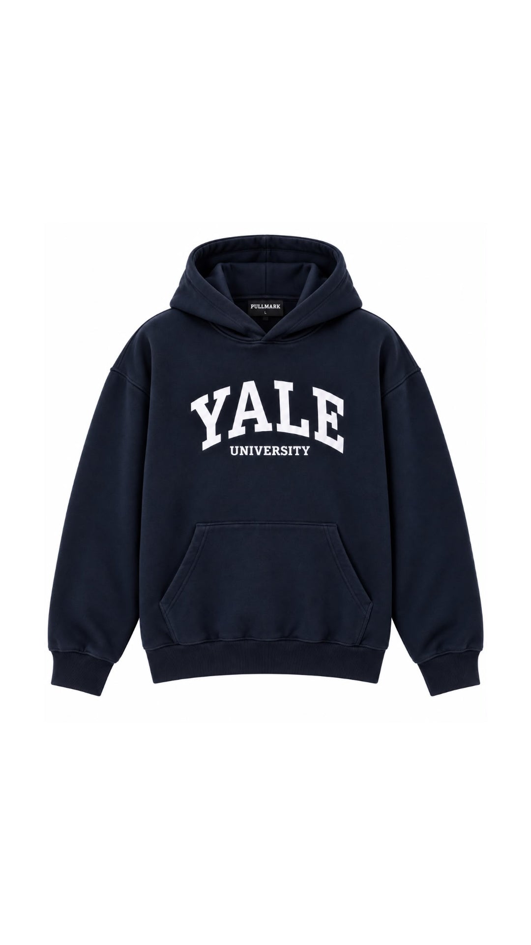 YALE BASKILI HOODİE 25K-082 LACİVERT