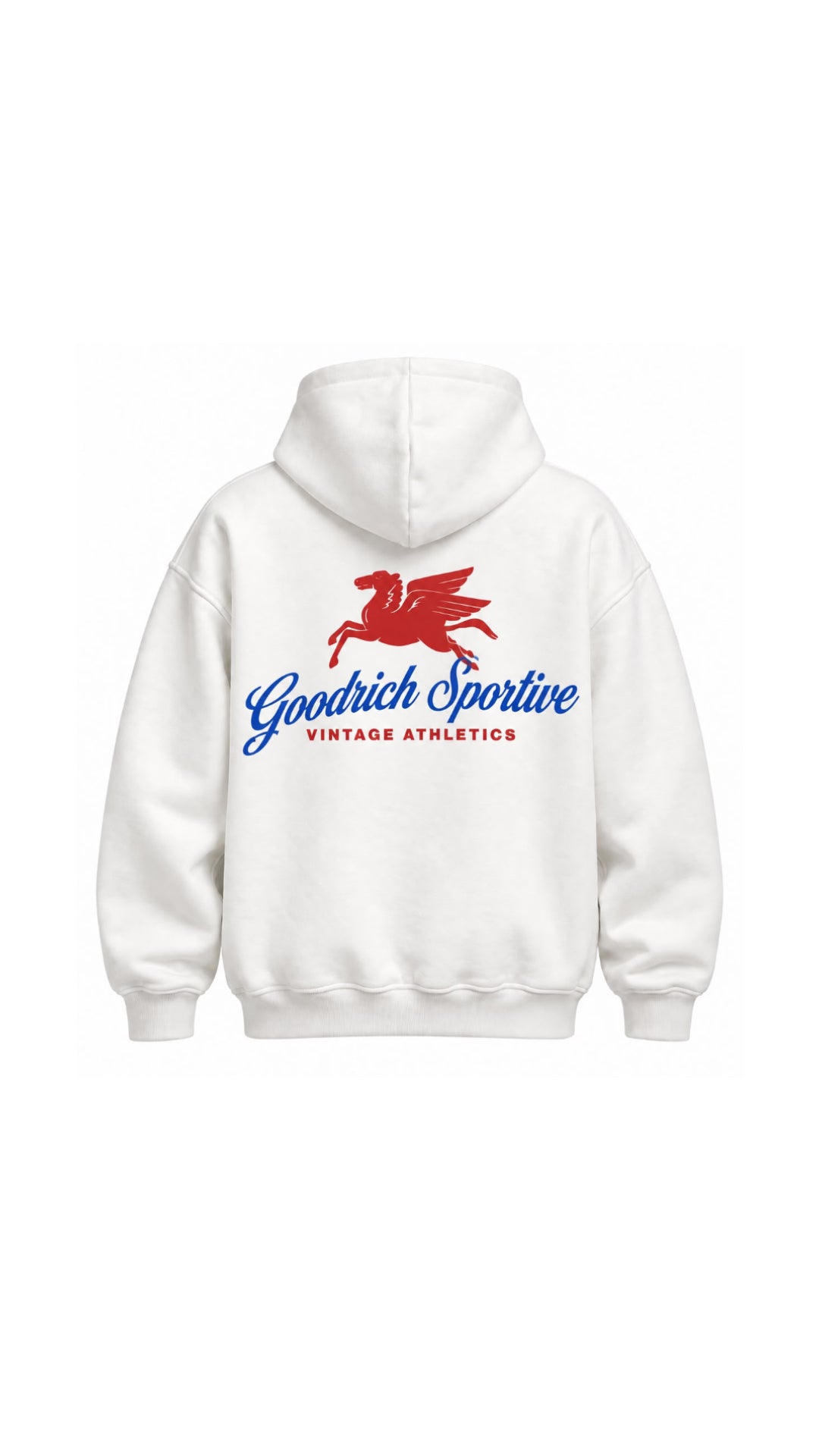 GOODRİCH BASKILI HOODİE 25K-106 BEYAZ