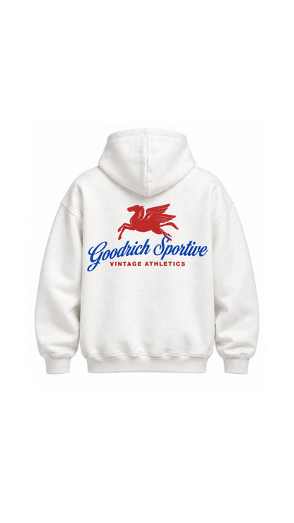 GOODRİCH BASKILI HOODİE 25K-106 BEYAZ