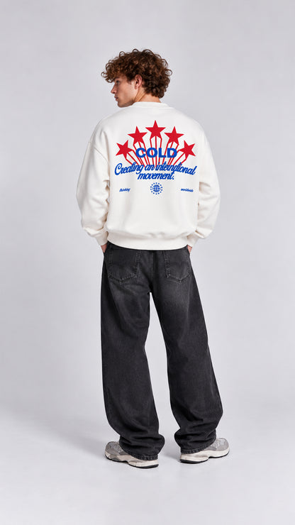 WORLDWİDE BASKI DETAYLI SWEATSHİRT 25K-014