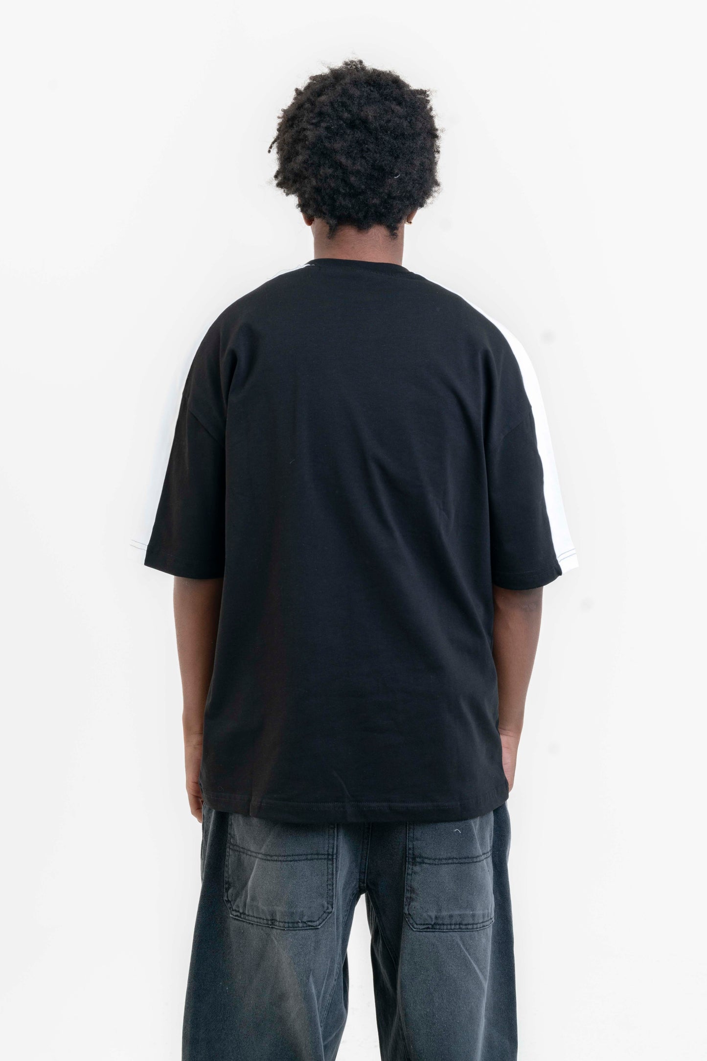 Formula Oversize Tişört - Siyah