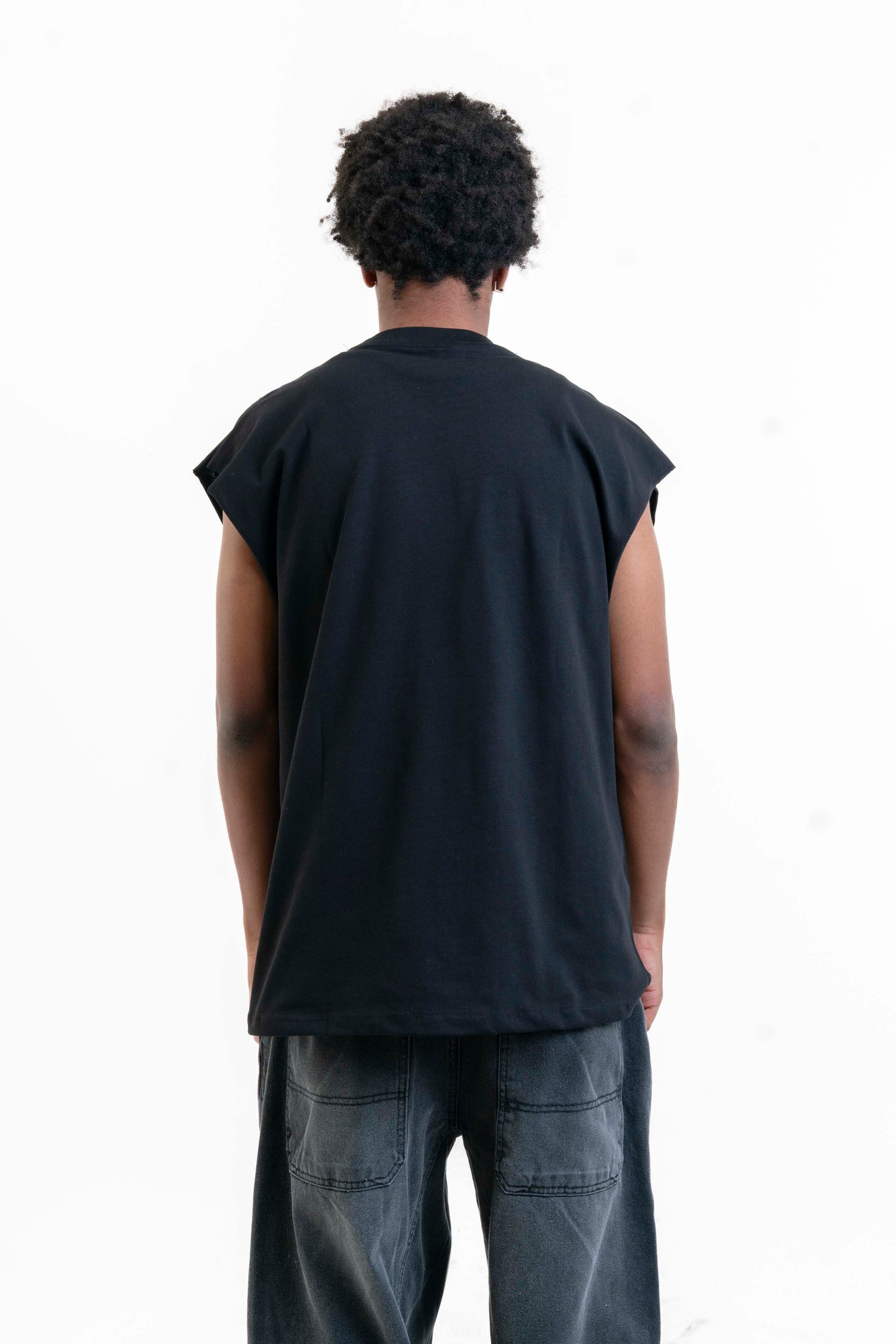 Spider Webcore Kolsuz Oversize T-Shirt - Siyah