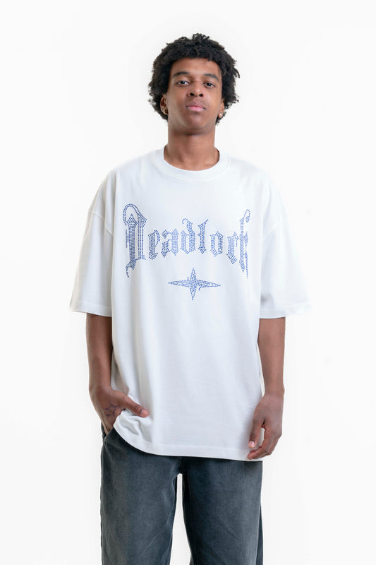Deadlock Taş Detaylı Oversize T-shirt