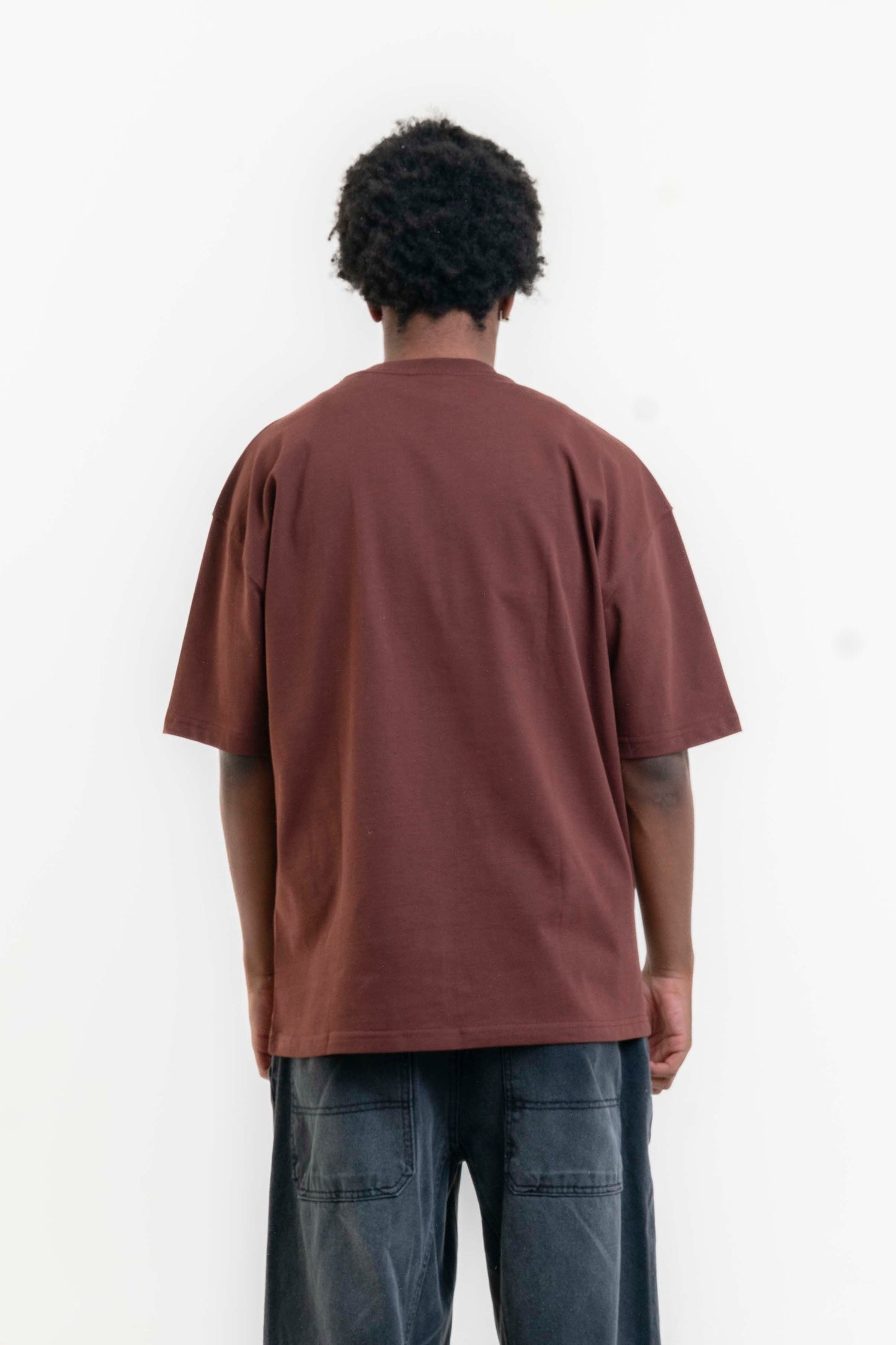 Seattle Oversize T-shirt - Kahverengi