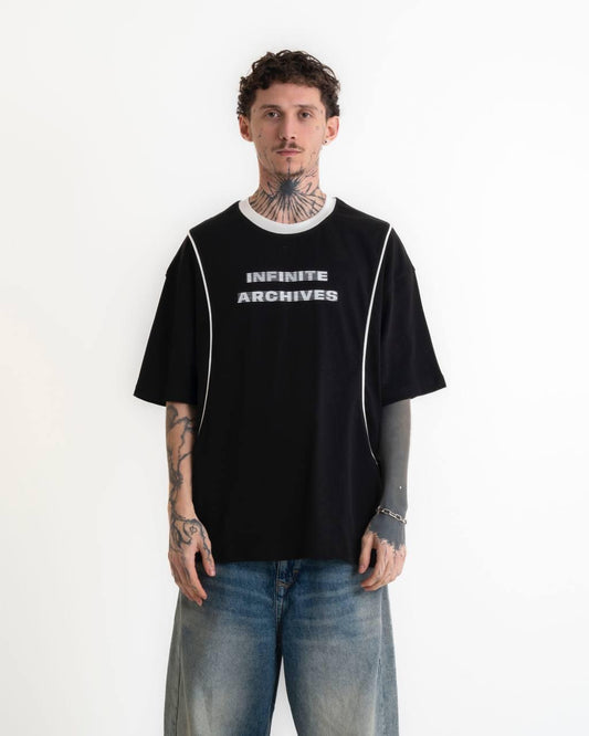 İnfinite Baskılı T-shirt - Siyah