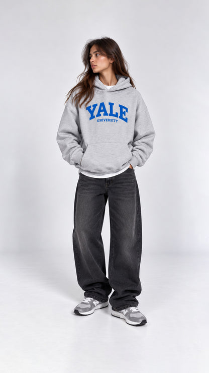 YALE BASKILI HOODİE 25K-082