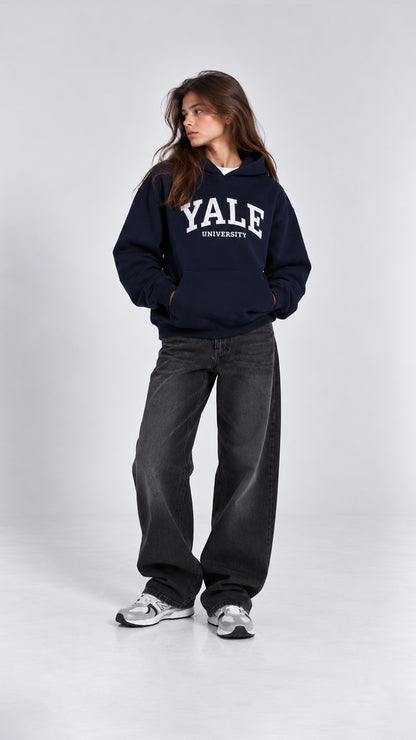 YALE BASKILI HOODİE 25K-082
