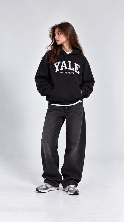 YALE BASKILI HOODİE 25K-082